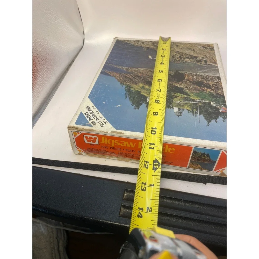 Vtg Whitman Puzzle 600 pieces lighthouse Maine 16x 20